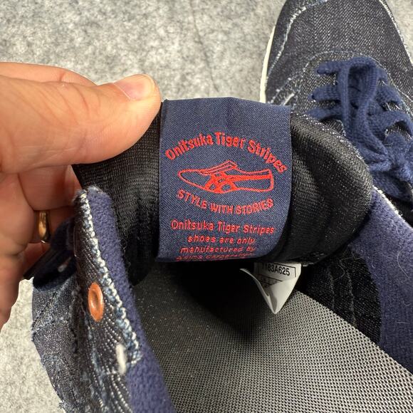 Onitsuka Tiger X Okayama Denim Ally Sneakers US for Men 7.5 25.5cm Navy Blue 234 main image 9